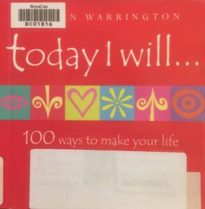 Cover image of the book 'Today I will...''